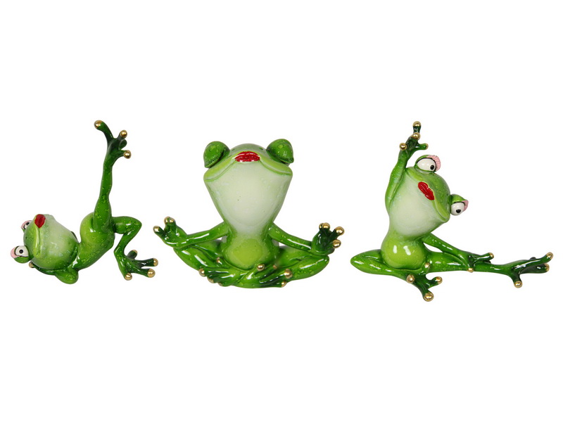 Marble Celebrity Yoga Frog